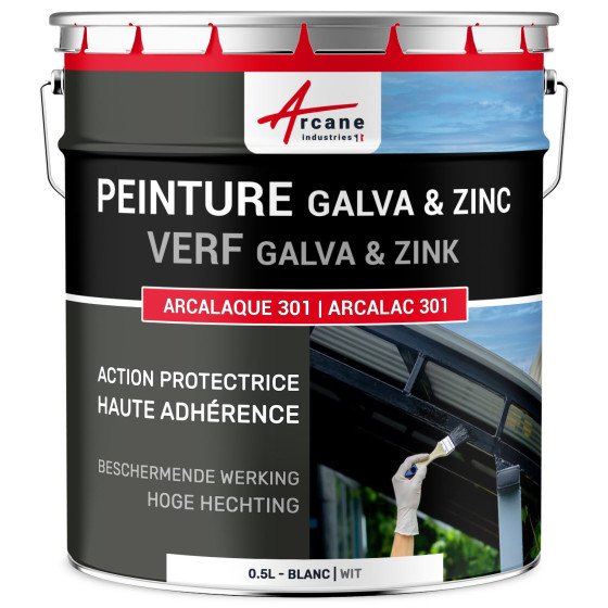 Verf voor Galva & Zink: ARCALAQUE 301 - 0.5 L