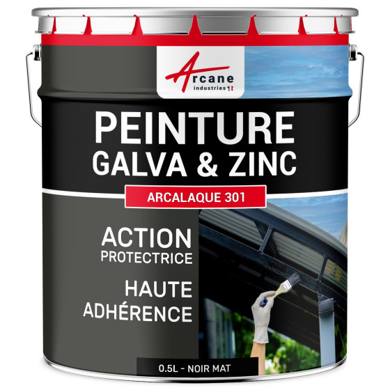 Peinture Galva & Zinc : Arcalaque 301 - Couleur / Aspect Peinture Galva & Zinc : Arcalaque 301 - Couleur / Aspect