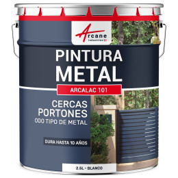 Pintura para Metal ARCALAQUE 101 2.5 L RAL 9003 Blanco