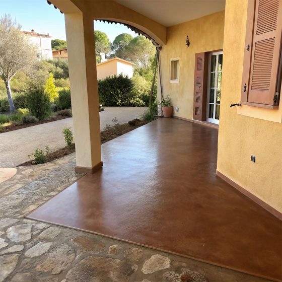 KIT CEMENTO CERATO ESTERNO - Cemento cerato per pavimenti, muri, balconi, scale