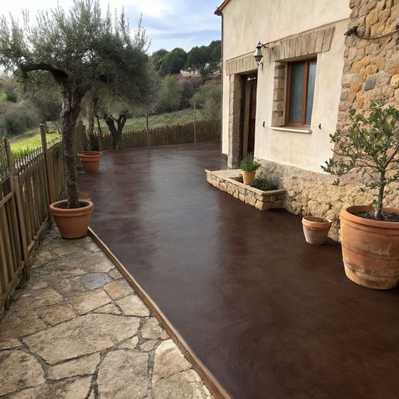 KIT CEMENTO CERATO ESTERNO - Cemento cerato per pavimenti, muri, balconi, scale