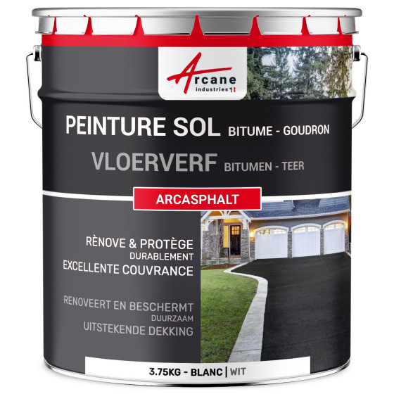 Bitumenverf / Teerverf: Harsverf voor asfalt