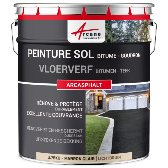 Bitumenverf / Teerverf: Harsverf voor asfalt