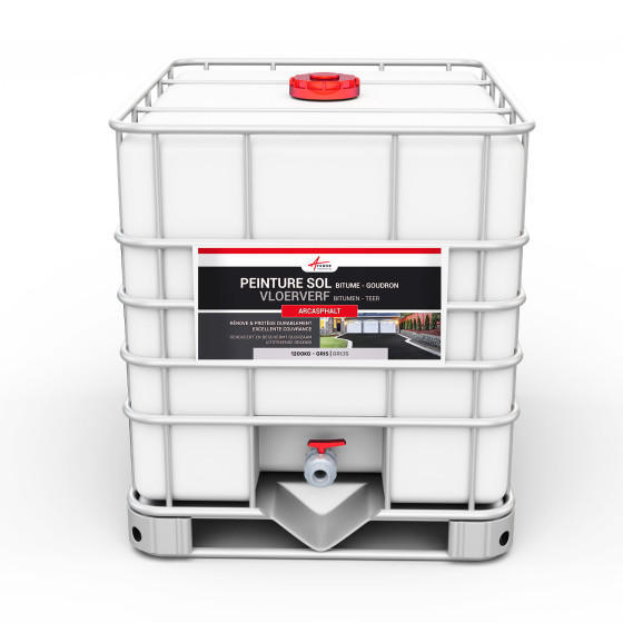 Bitumenverf / Teerverf: Harsverf voor asfalt