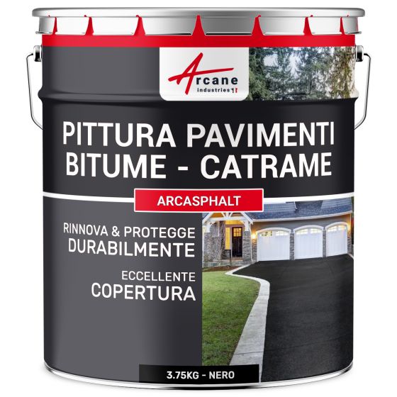 ARCASPHALT 3.75 kg (7.5 m² in 2 strati) Nero ARCASPHALT 3.75 kg (7.5 m² in 2 strati) Nero