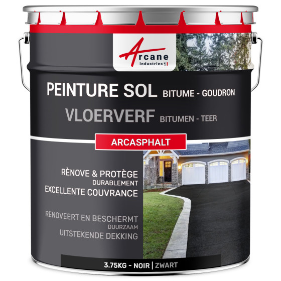 Bitumenverf / Teerverf: Harsverf voor asfalt