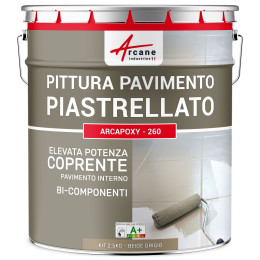Arcapoxy Pavimento Piastrellato 2.5 kg (fino a 12.5 m² in 2 strati) RAL 1019 - Beige Grigiastro