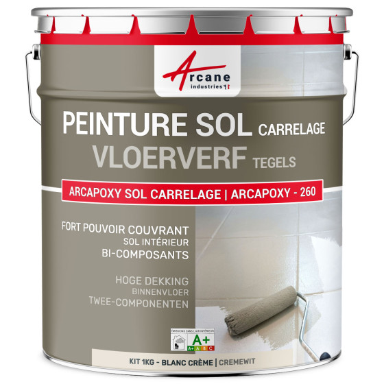 Vloerverf Tegels - Epoxyhars voor betegelde vloer - ARCAPOXY -260-1 kg (tot 5 m² in 2 lagen)