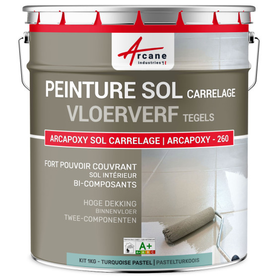 Vloerverf Tegels - Epoxyhars voor betegelde vloer - ARCAPOXY -260-1 kg (tot 5 m² in 2 lagen)