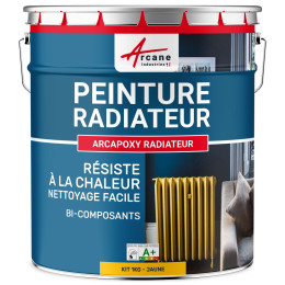 Peinture radiateur / chauffage-Kit1Kg-Ral-1023-Jaune-Aspect / Couleur