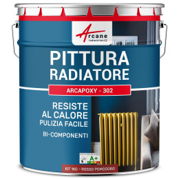 Vernice per radiatore / riscaldamento: ARCAPOXY - 302 1 kg  RAL 3013 - Rosso Pomodoro