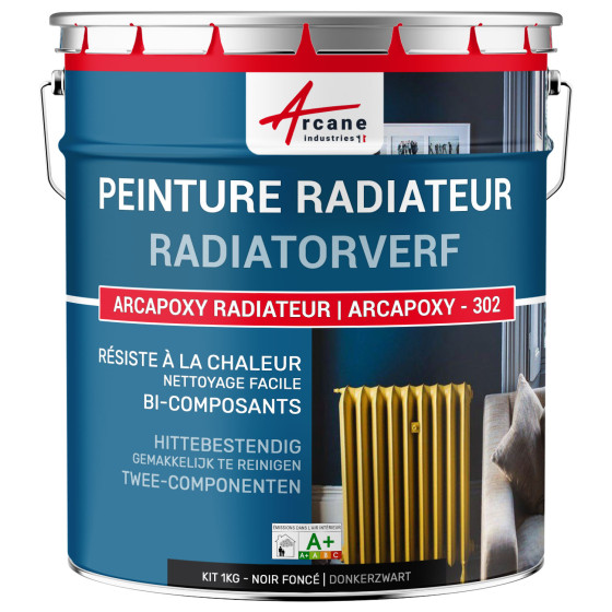 Verf voor radiator / verwarming - 1 kg (tot 5 m² in 2 lagen)