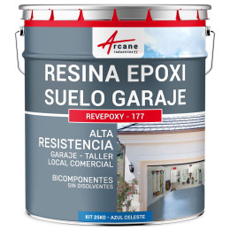 Resina para suelo de garaje / Pintura epoxi para suelo: REVEPOXY GARAJE25 kg (hasta 80 m² en 2 capas)