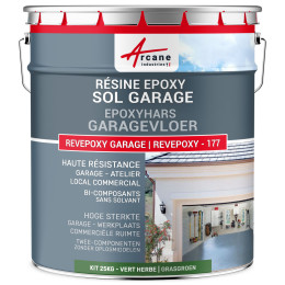 Grijze epoxy garagevloerhars - REVEPOXY GARAGE | Maison Etanche