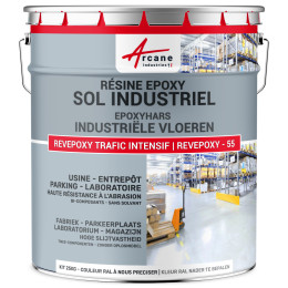 Gele epoxy tweetcomponenten verf voor industriële vloer en parking | Maison Etanche