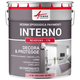 Resina Epossidica per Pavimenti Interni - REVEPOXY - 176 1 kg  RAL 3015 - Rosa Chiaro