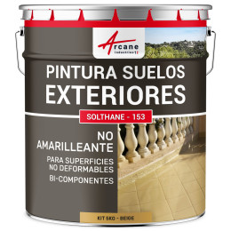 Pintura para Suelo de Hormigón Exterior SOLTHANE Beige RAL 1001 5 kg