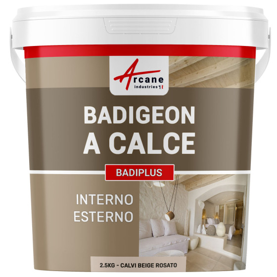 BADIPLUS 2.5 kg (fino a 12.5 m²) Calvi Beige Rosato BADIPLUS 2.5 kg (fino a 12.5 m²) Calvi Beige Rosato