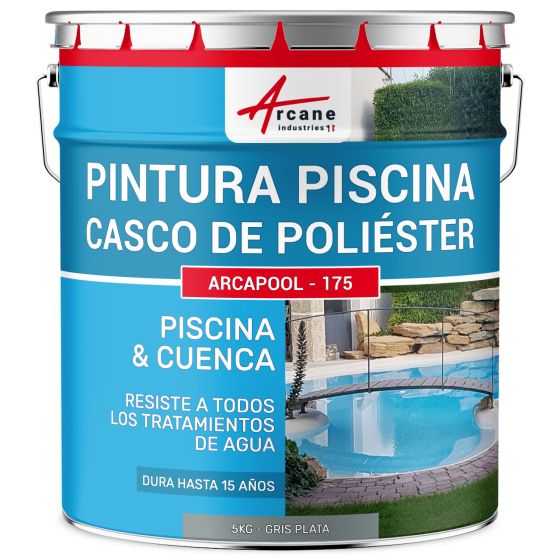 Pintura piscina para cubiertas de poliéster, hormigón