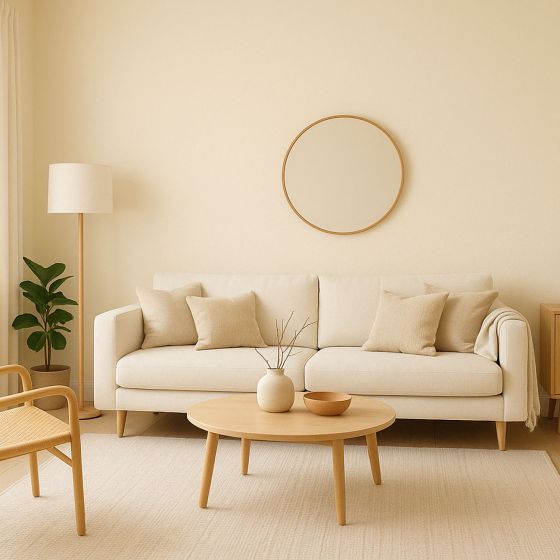 Peinture murale acrylique mate : ARCADÉCO MUR MAT - Mise en situation - Ivoire