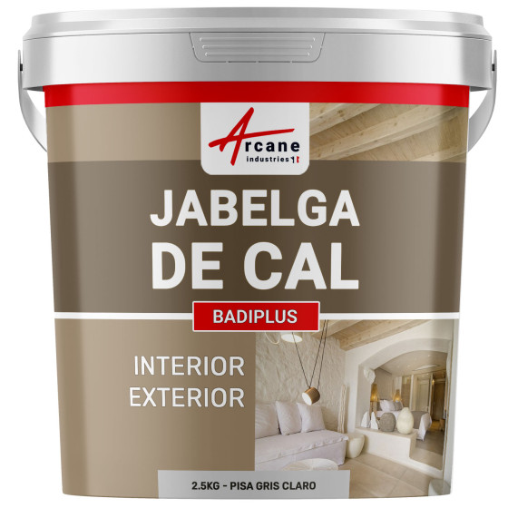 Calce a pennello Grigio per Muri Interni e Facciate Esterne - BADIPLUS