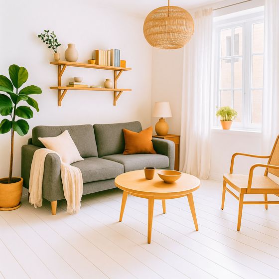 Pintura para parquet : ARCADÉCO - 1666 - Mise en situation - Blanc