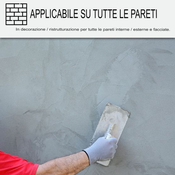Intonaco a calce fine per decorazione interna ed esterna - TRADIPLUS