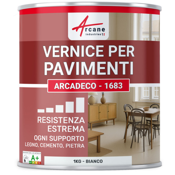Pittura per pavimenti interni ARCADECO - 1693 Bianco - 1 kg