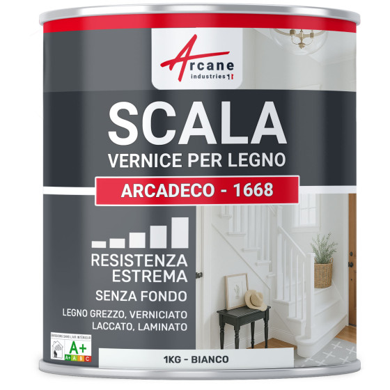 Pittura per scala interna : ARCADECO - 1668 Bianco - 1 kg