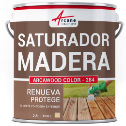 Saturador para terraza de madera natural ARCABOIS SB 2.5 L (hasta 12.5 m²) Natural Ino