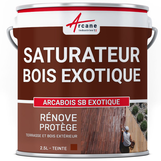 Saturateur Bois Exotique - ARCABOIS SB EXOTIQUE-2-5L-Acajou-Couleur / Aspect Saturateur Bois Exotique - ARCABOIS SB EXOTIQUE-2-5L-Acajou-Couleur / Aspect