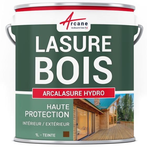 Lasure bois extérieur / intérieur : ARCALASURE HYDRO Couleur / Aspect merisier