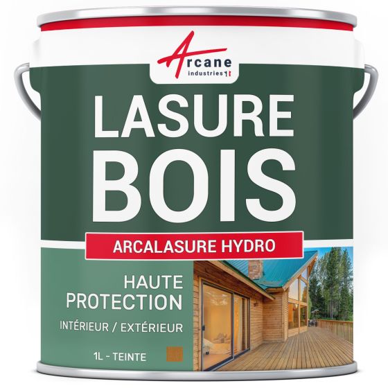 Lasure bois extérieur / intérieur : ARCALASURE HYDRO Couleur / Aspect chataignier Lasure bois extérieur / intérieur : ARCALASURE HYDRO Couleur / Aspect chataignier