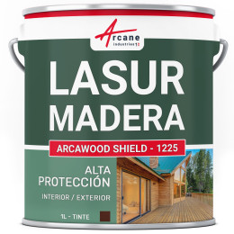 Barniz para madera exterior / interior ARCALASURE HYDRO 1 L - Caoba
