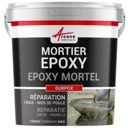 Mortero epoxi de reparación para agujeros y baches: DURPOX