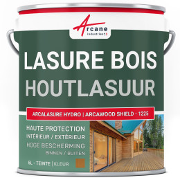 Buiten- en binnenhoutbeits: ARCAWOOD SHIELD 1225 5 L - Kastanjehout