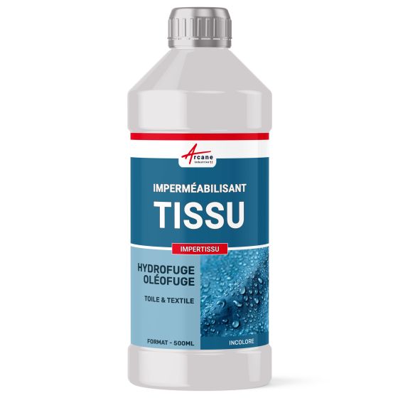 Impermeabilisant Tissus Textile : IMPERTISSU - Transparent - 0.5 L (jusqu'à 5 m²)