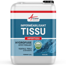 Impermeabilisant Tissus Textile : IMPERTISSU - Transparent - 2.5 L (jusqu'à 25 m²)