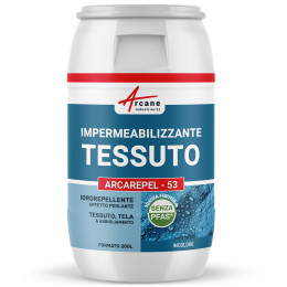 Idrorepellente per tessuti e tessili: ARCAREPEL - 53 - Trasparente - 200 L (fino a 2000 m²)