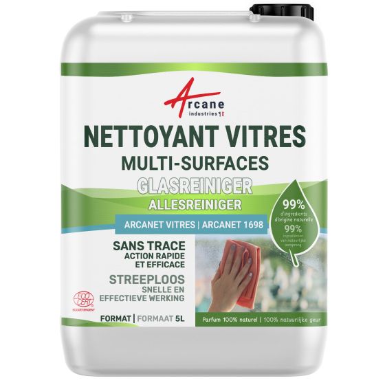 Ramen - en spiegelreiniger: ARCANET - 1698 - Transparant - 5 L