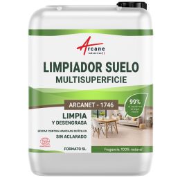 Limpiador de suelos profesional y natural para todo tipo de suelos: ARCANET 1746 | Certificado ECOCERT - 5 L