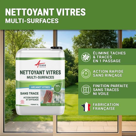 Nettoyant vitre naturel : ARCANET vitres - Certifié ECOCERT
