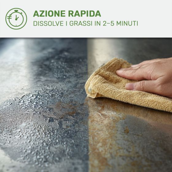 Detergente sgrassante per cucina naturale : Arcanet - 1747 - Certificato ECOCERT