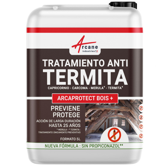 Tratamiento Anti Termitas para Madera - Transparente - 5 L