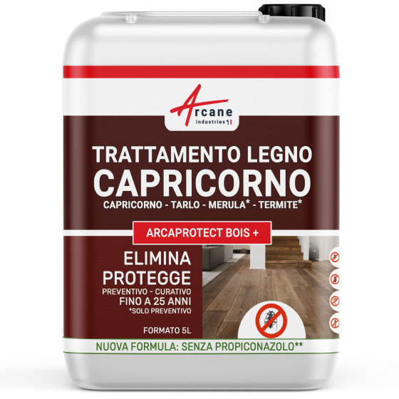 Trattamento Tarlo del Legno - Trasparente - 5 L