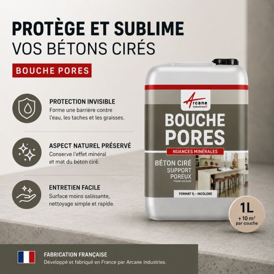 Bouches pores pour béton ciré - USP1 FR