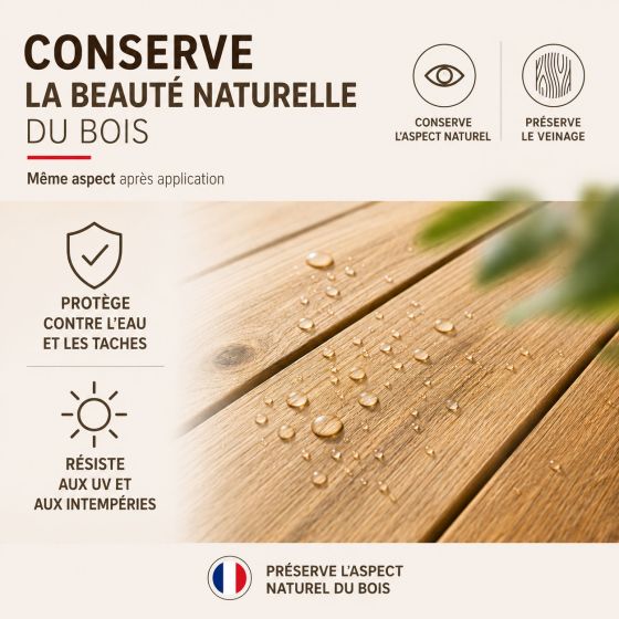 Hydrofuge imperméabilisant bois extérieur et exotique : IMPERBOIS