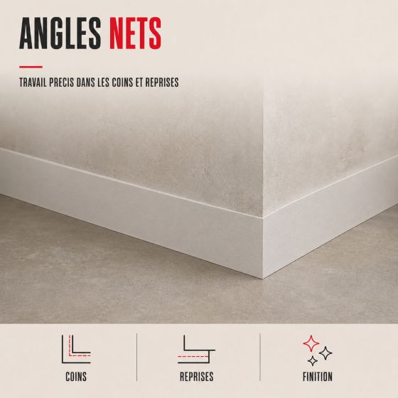 PINCEAU PLAT MÉCHÉ BOIS 30 mm - Pinceau plat méché bois 30 mm