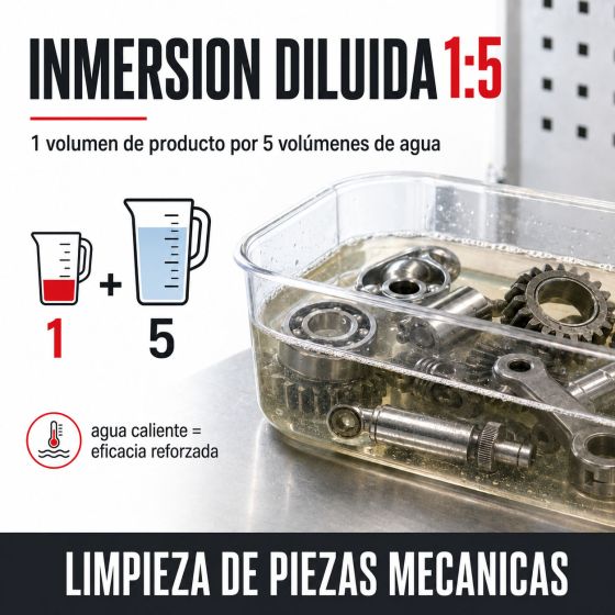Limpieza de metales alu aluminio desengrasante cadena bicicleta moto auto reemplaza el tricloroetileno - LIMPIADOR DESENGRASANTE