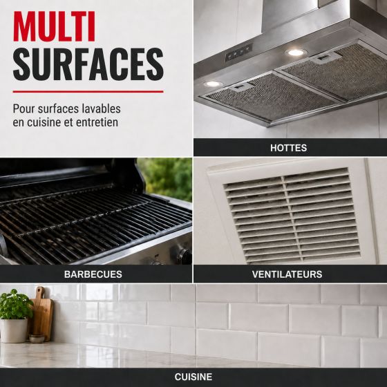 Nettoyant décapant graisse cuisine - NETTOYANT GRAISSES ET SUIES